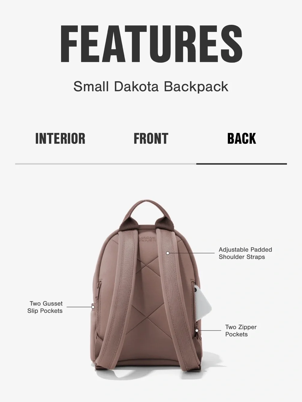 DAGNE DOVER Small Dakota Backpack - Pink Camo